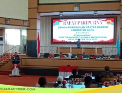 Plt Sekwan DPRD Bone Bacakan Keputusan KPU, Bupati dan Wakil Bupati Bone Terpilih 2025 – 2030