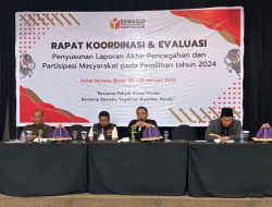 Bawaslu Gelar Rakor Evaluasi Laporan Akhir Pemilihan Serentak