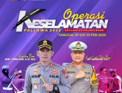 Satlantas Polres Bone Akan Gelar Ops Keselamatan Pallawa 2025,11 Sasaran Khusus Penindakan