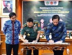 Panglima TNI Tandatangani MoU dengan Menteri Kehutanan dan Menteri Lingkungan Hidup