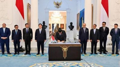 Presiden Prabowo Tandatangani Tiga Produk Hukum Strategis Investasi Nasional
