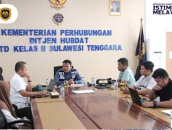 BPTD Kelas II Sultra Gelar Rapat Optimalisasi Peningkatan Layanan Hadapi Lonjakan Mobilitas
