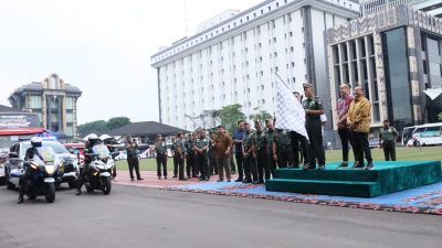 Lepas Ribuan Pemudik, Wujud Dukungan TNI AD Lestarikan Tradisi Mudik Bersama MABESAD