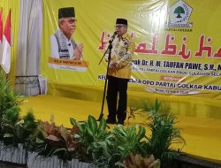Ketua DPD I Partai Golkar Sulsel Taufan Pawe Halal Bihalal Bersama Keluarga Besar Golkar Bone