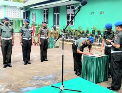 Upaya Pembinaan Personel Perluas Cakrawala, Denpom XIV/1 Gelar Sertijab