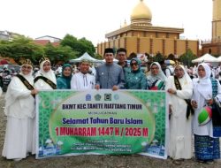 Camat Timur Andi Iqbal Bersama BKMT Gelar Pawai Sambut Tahun Baru Islam 1447 H