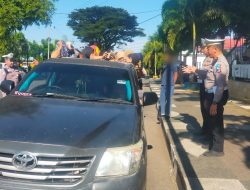 Sejumlah Mobil Pick Up Angkut Penumpang Ditindak Tegas Saat Ops Patuh Pallawa