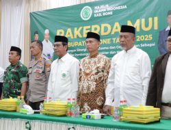 Rakerda MUI Bone 2025: K.H. M. Amir HM Terpilih Periode 2025 – 2030