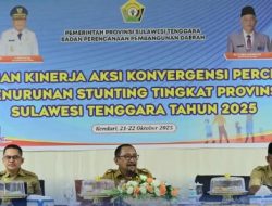 Bupati Burhanuddin Persentase Percepatan Penurunan Stunting Tingkat Provinsi