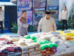 Setahun Pemerintahan Presiden Prabowo, Polri Gelar Pemusnahan Narkoba 214,84 Ton