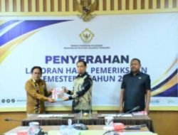Pj Sekda Bombana Terima LHP Semester II 2025 BPK RI