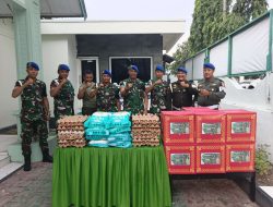Wujud Nyata Dansubdenpom XIV/1-2 Bantaeng, Serahkan Bingkisan dan THR Ke Personel