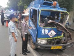 Satu Orang Meninggal Dunia Tabrakan Truk Tangki dan Bus di Belopa Luwu