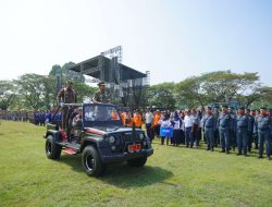 Peringatan HUT Damkar, Bupati Luwu Tekankan Sinergi, Satpol PP dan Satlinmas