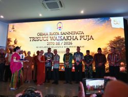 Gema Raya Sannipata Trisuci Waisakha Puja 2570 BE/2026 Tingkat Sulselbar Berpusat di Vihara Dharma Palakka Bone